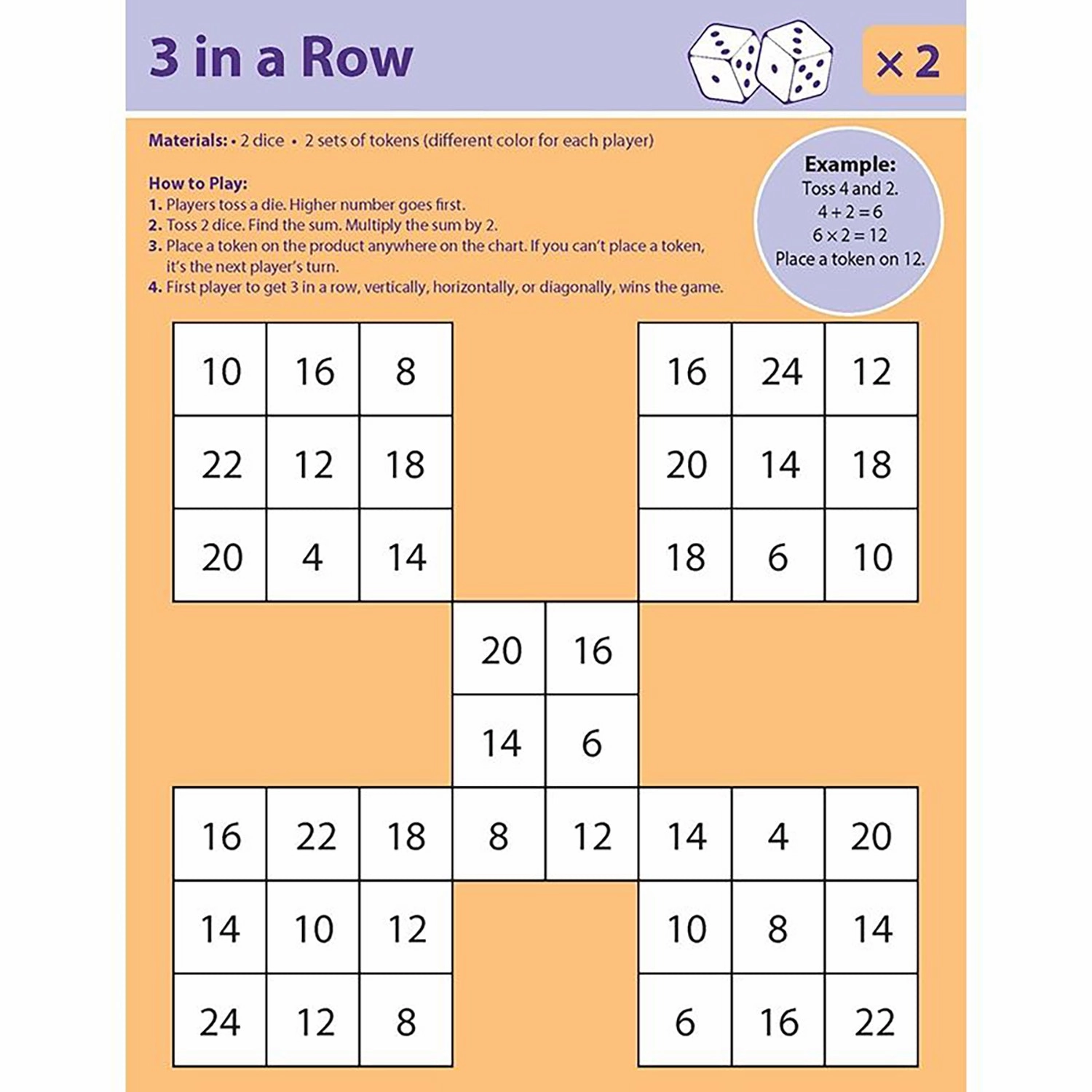 Didax Multiplication Mastery Dice Games - Engaging Math Fun