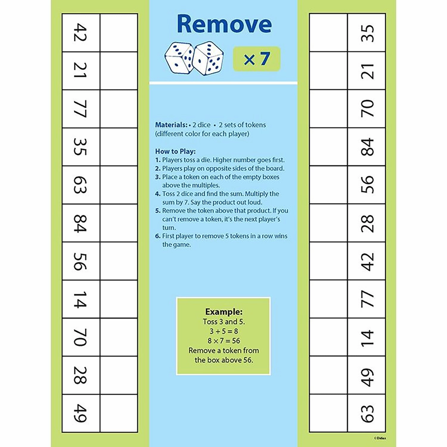 Didax Multiplication Mastery Dice Games - Engaging Math Fun