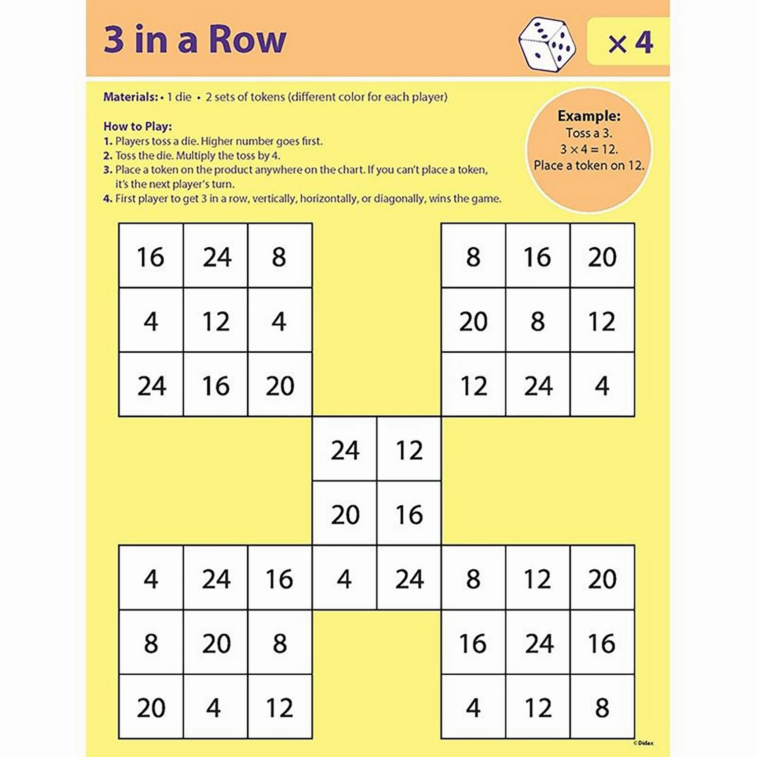 Didax Multiplication Mastery Dice Games - Engaging Math Fun