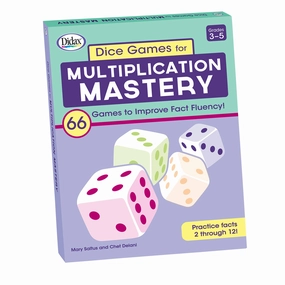 Didax Multiplication Mastery Dice Games - Engaging Math Fun