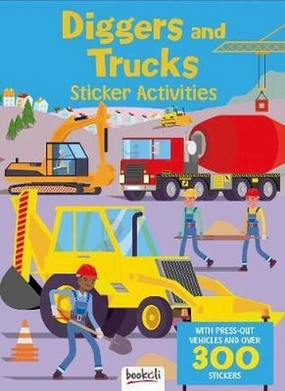 Diggers And Trucks Sticker Activities Book
