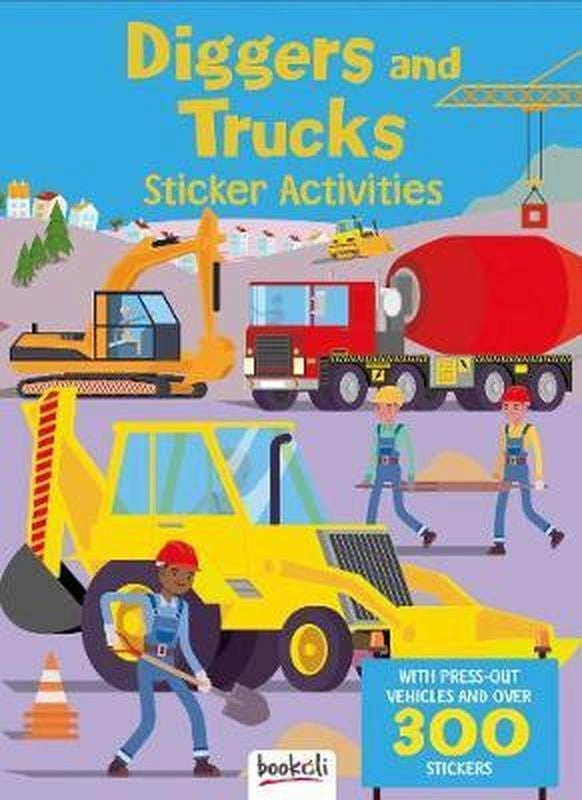 Diggers And Trucks Sticker Activities Book