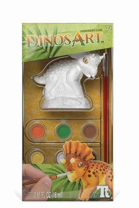 Dinosart Figurine Painting Kit Triceratops