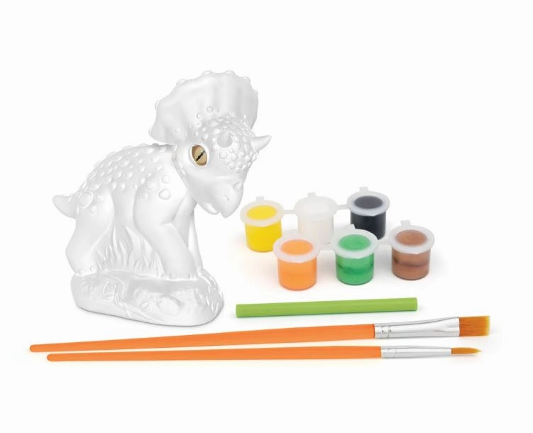 Dinosart Figurine Painting Kit Triceratops