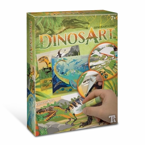 Dinosart Sand & Foil Art
