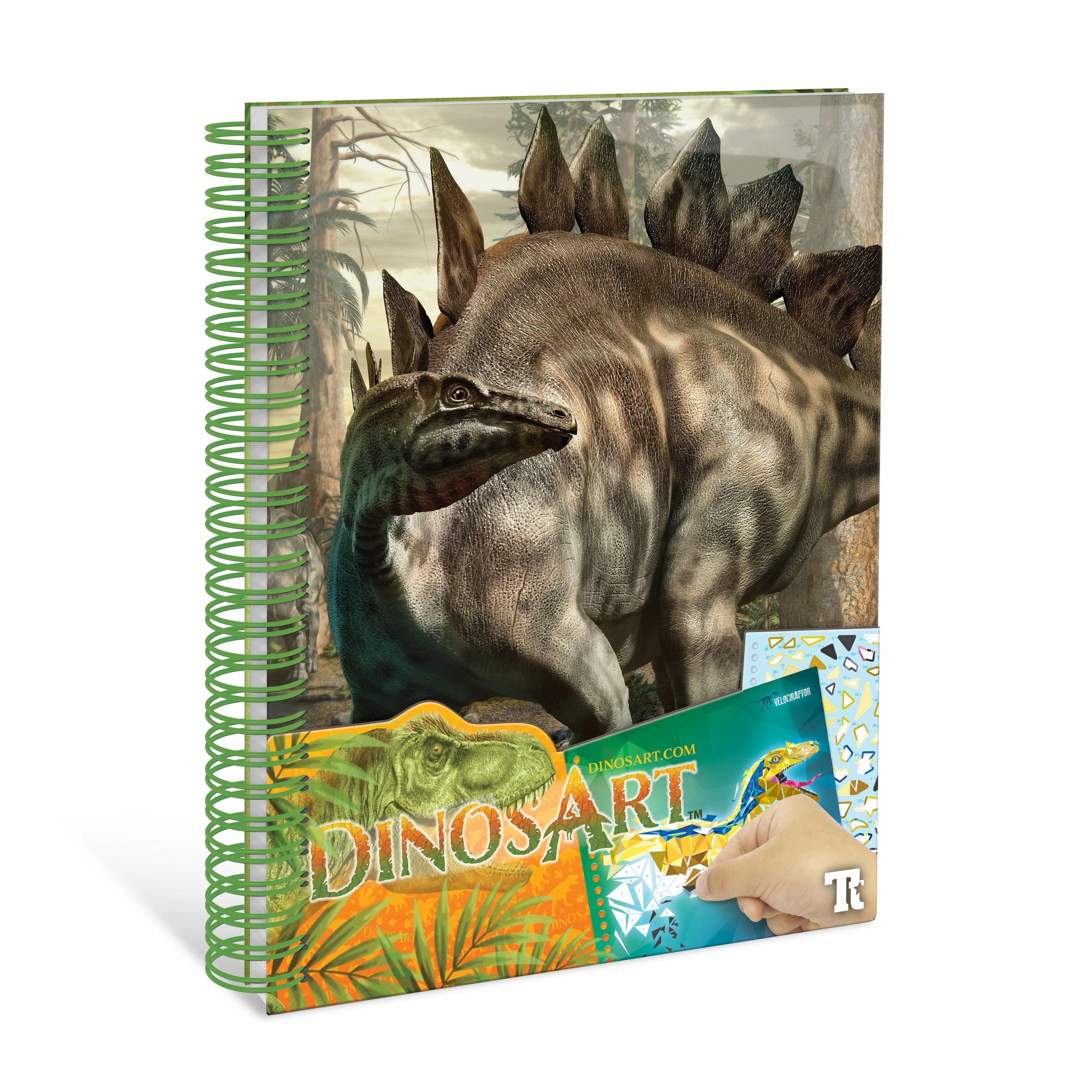 Dinosart Sticker By Number