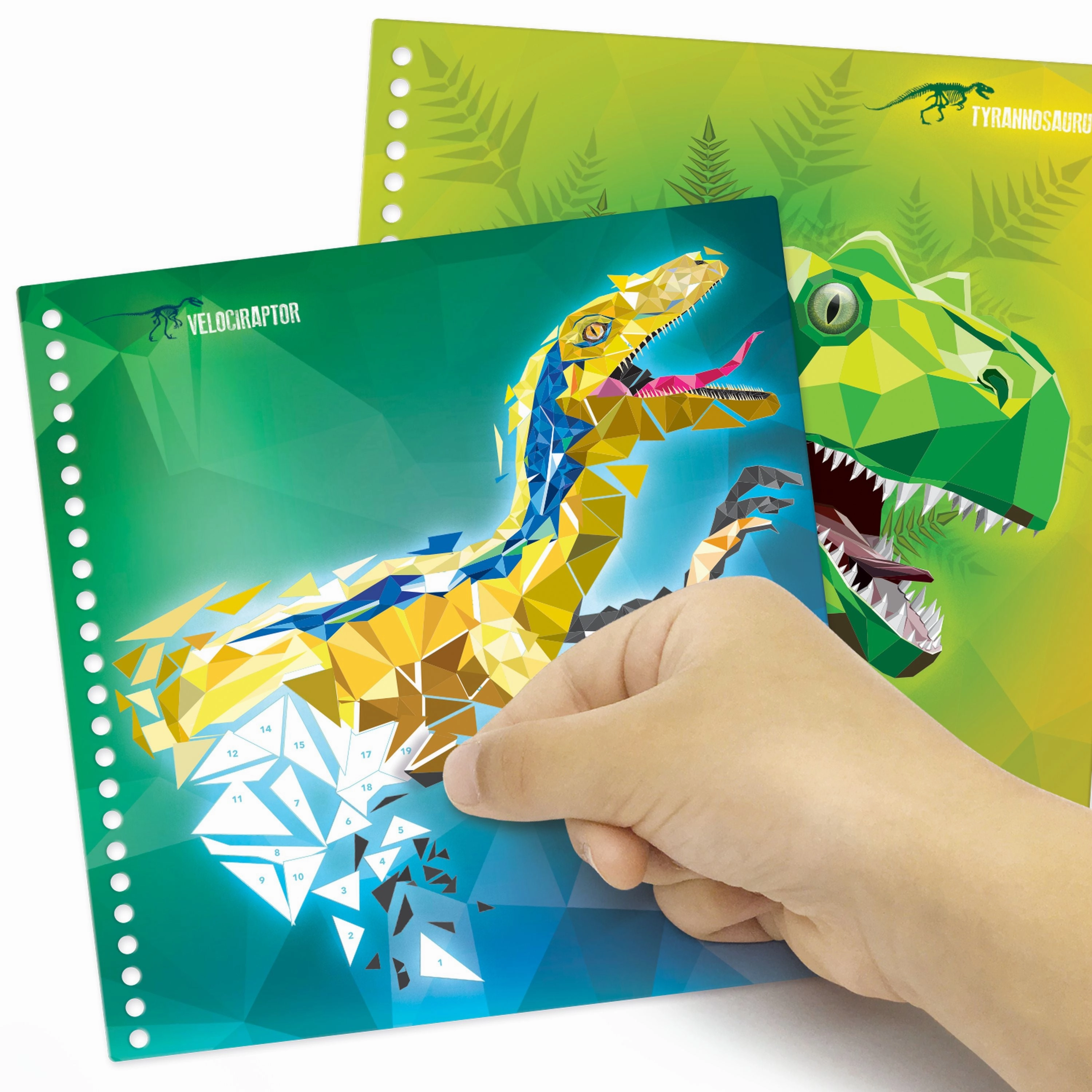 Dinosart Sticker By Number