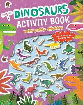 Dinosaurs Activity Book With Puffy Stickers
