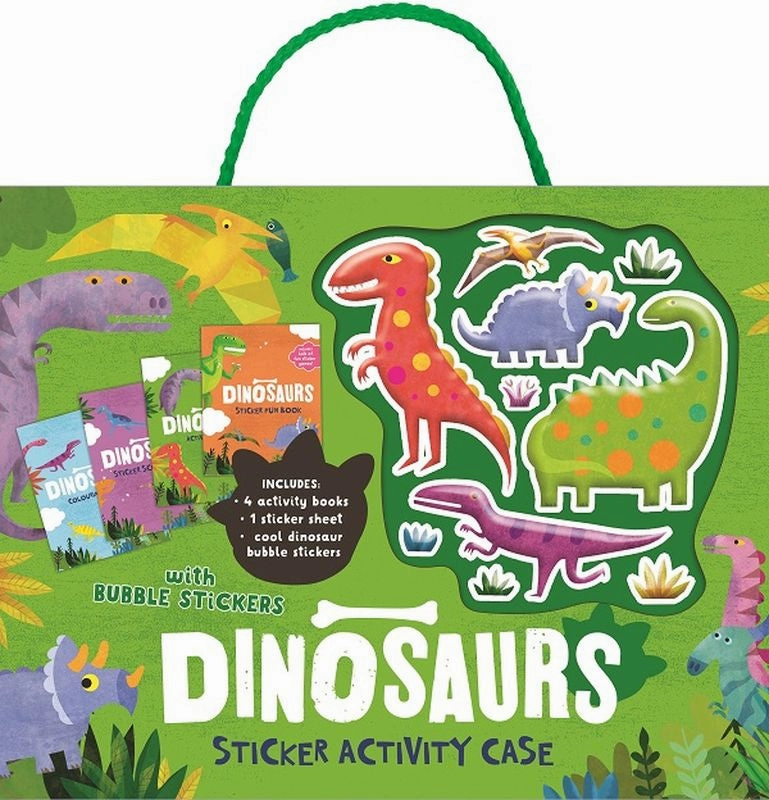 Dinosaurs Sticker Activity Case With Bubble Stickers