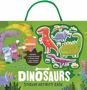 Dinosaurs Sticker Activity Case With Bubble Stickers