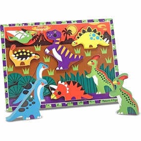 Dinosaurs Wooden Chunky Puzzle 7pc (3747)
