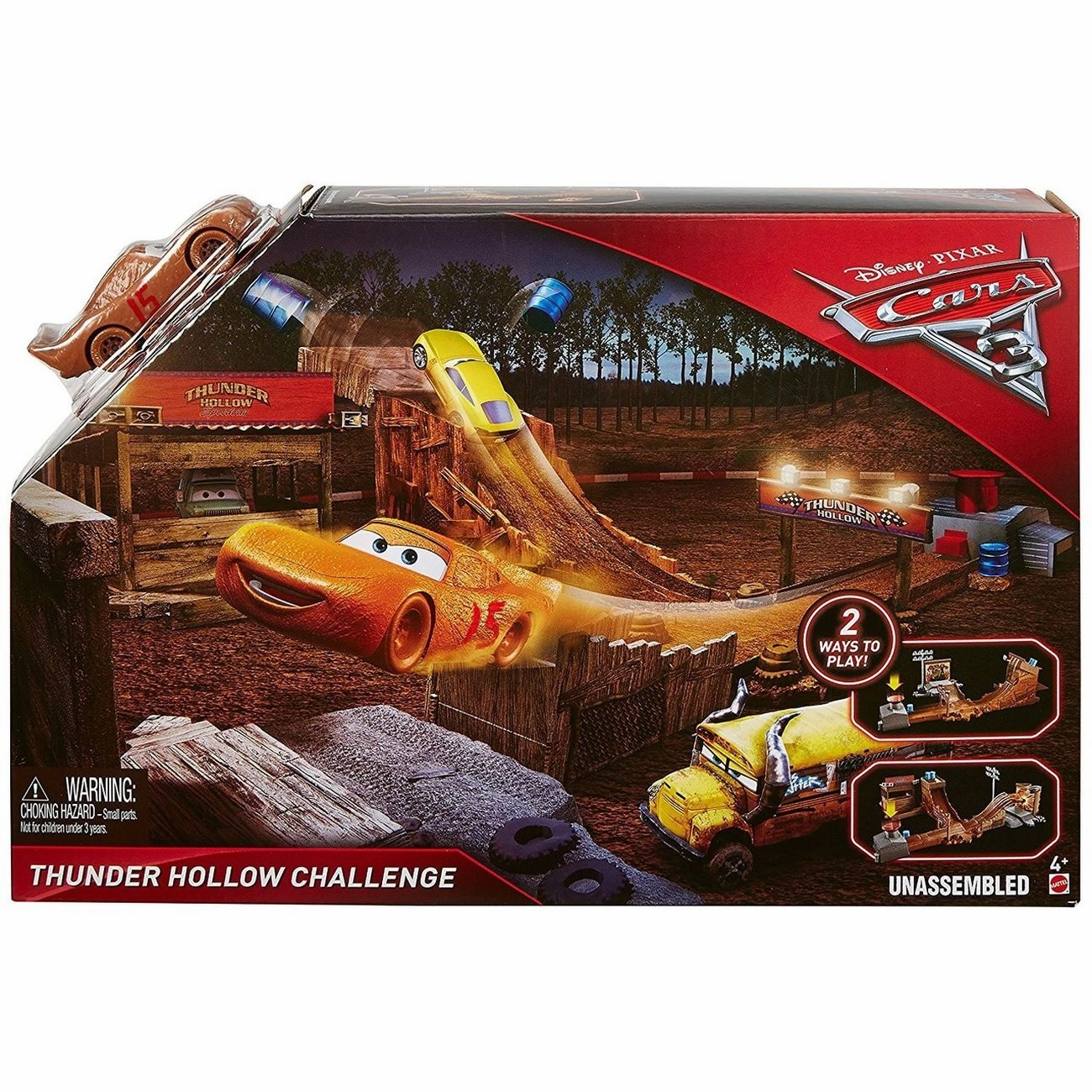 Disney Cars Thunder Hollow Challenge Playset
