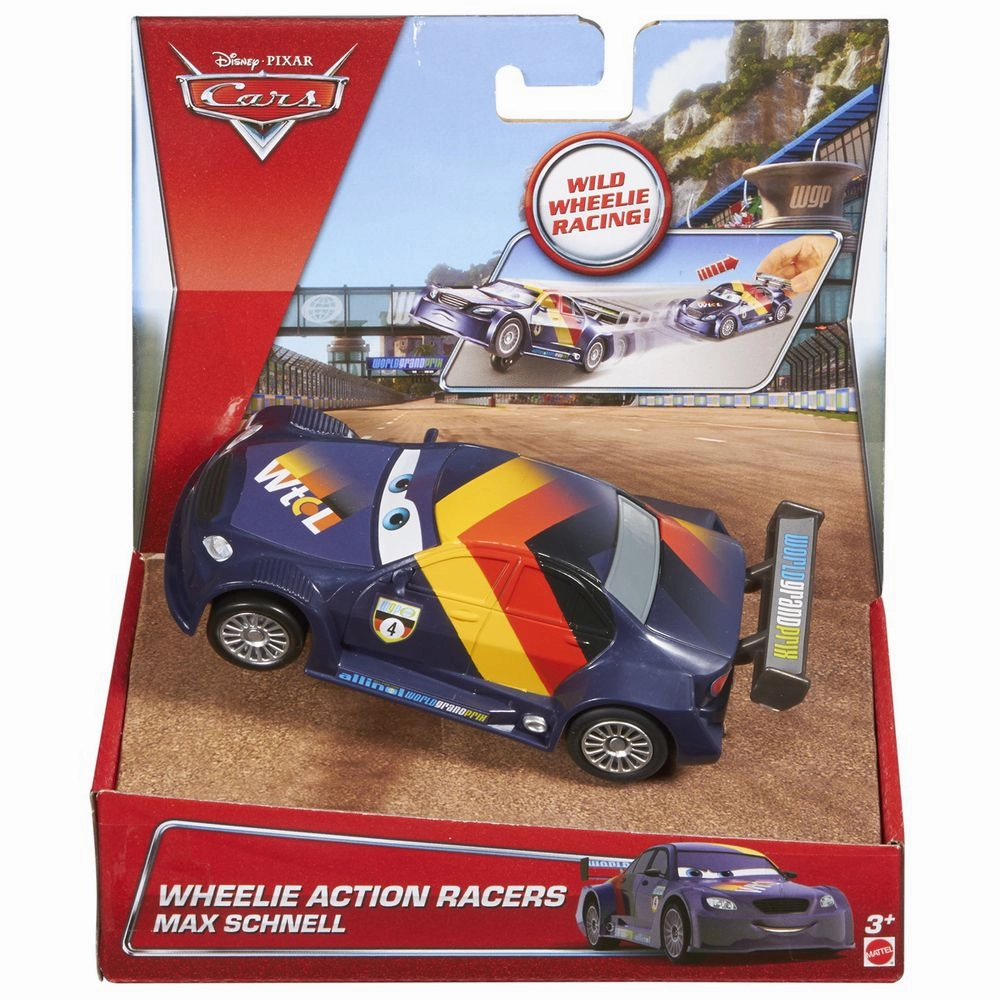 Disney Cars Wheelie Action Racers Max Schnell