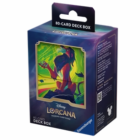 Disney Lorcana Series 6 Azurite Sea Deck Box: Scar - Vengeful Lion
