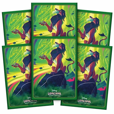 Disney Lorcana Series 6 Azurite Sea Sleeves: Scar - Vengeful Lion