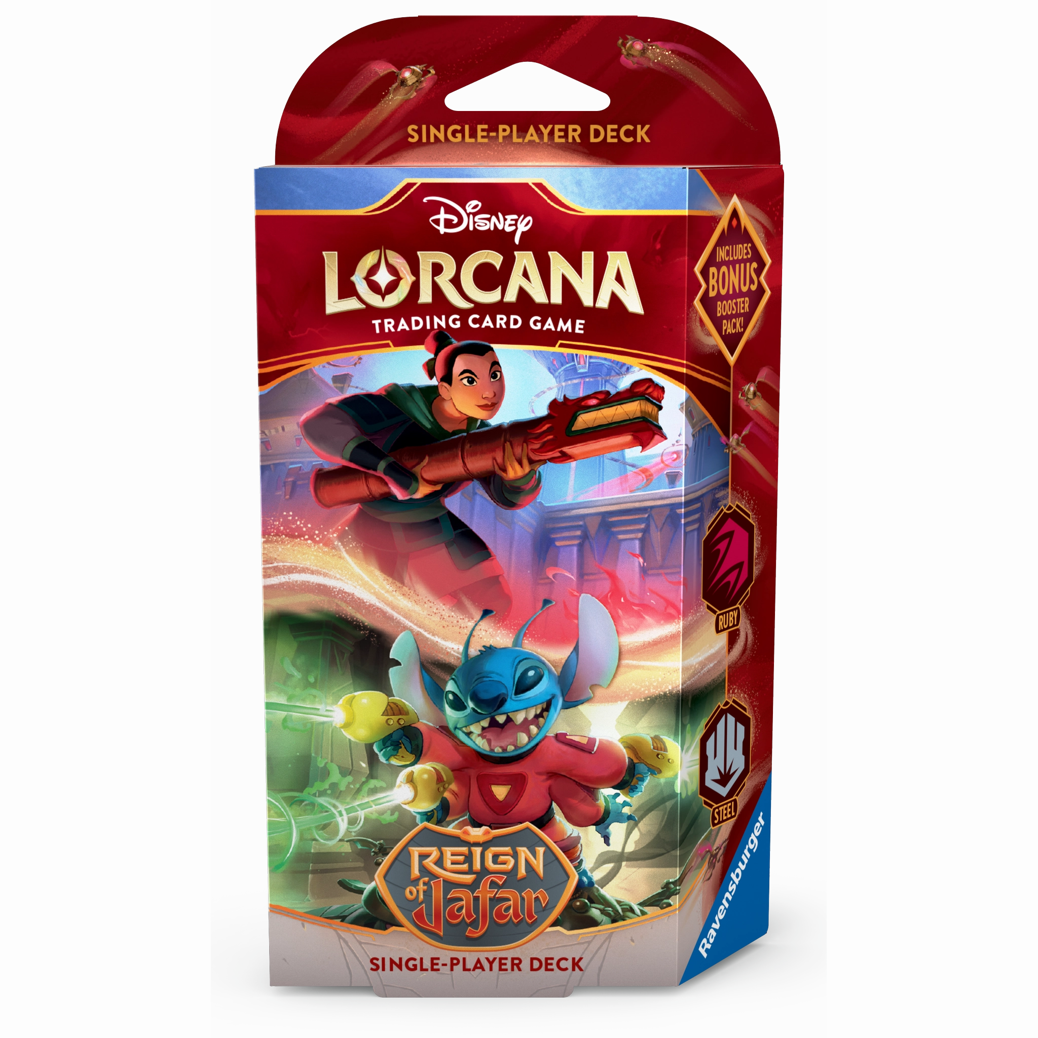 Disney Lorcana Series 8 Reign of Jafar Single-Player Deck: Mulan & Stitch