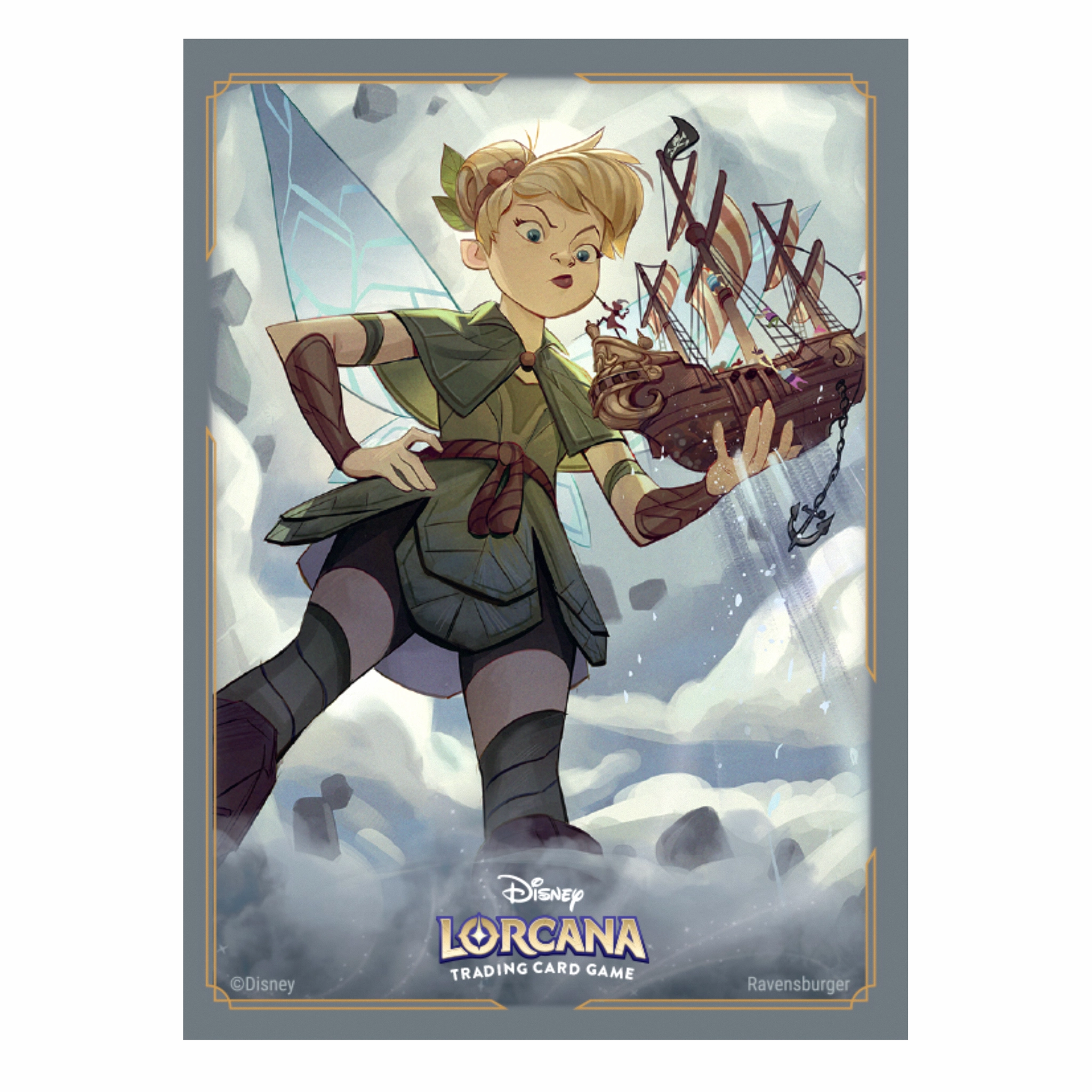 Disney Lorcana Series 8 Reign of Jafar Sleeves: Tinkerbell