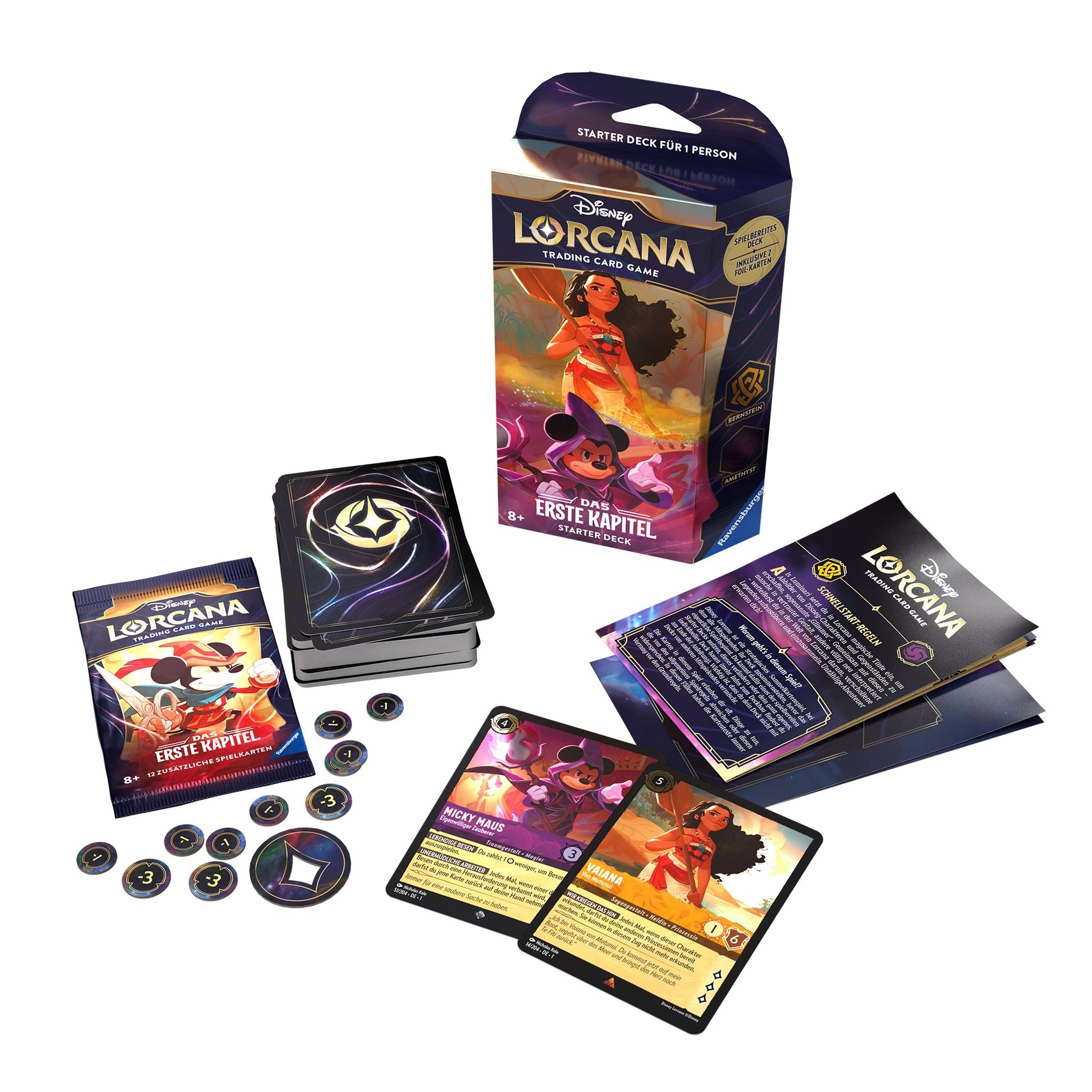 Disney Lorcana Tcg S1 The First Chapter Starter Deck Assorted Styles