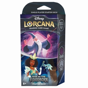 Disney Lorcana TCG S2 Rise Of Floodborn Starter Deck  Amethyst & Steel