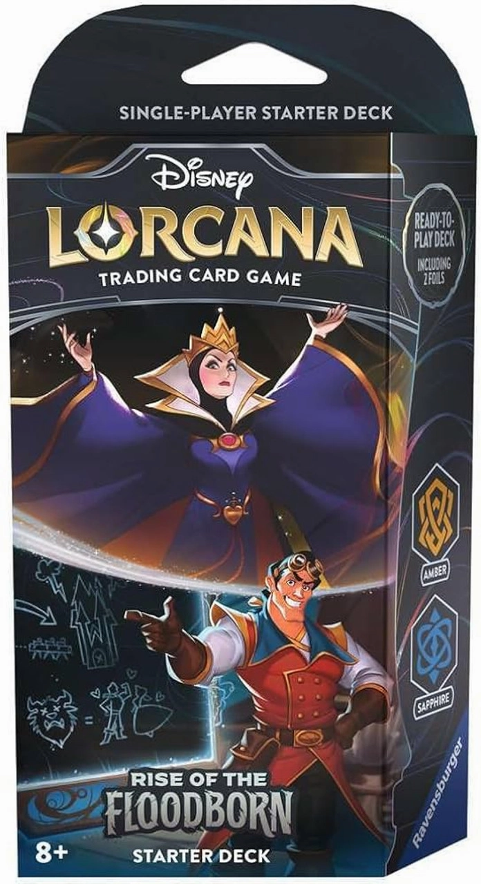 Disney Lorcana Tcg S2 Rise Of The Floodborn Starter Deck Assorted Styles