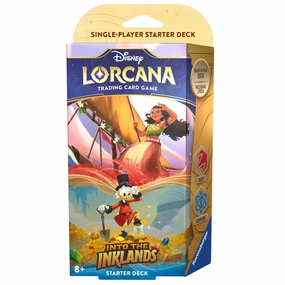 Disney Lorcana TCG S3 Into The Inklands Starter Deck  Ruby & Sapphire