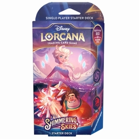 Disney Lorcana TCG S5 Shimmering Skies Starter Deck  Amethyst & Ruby