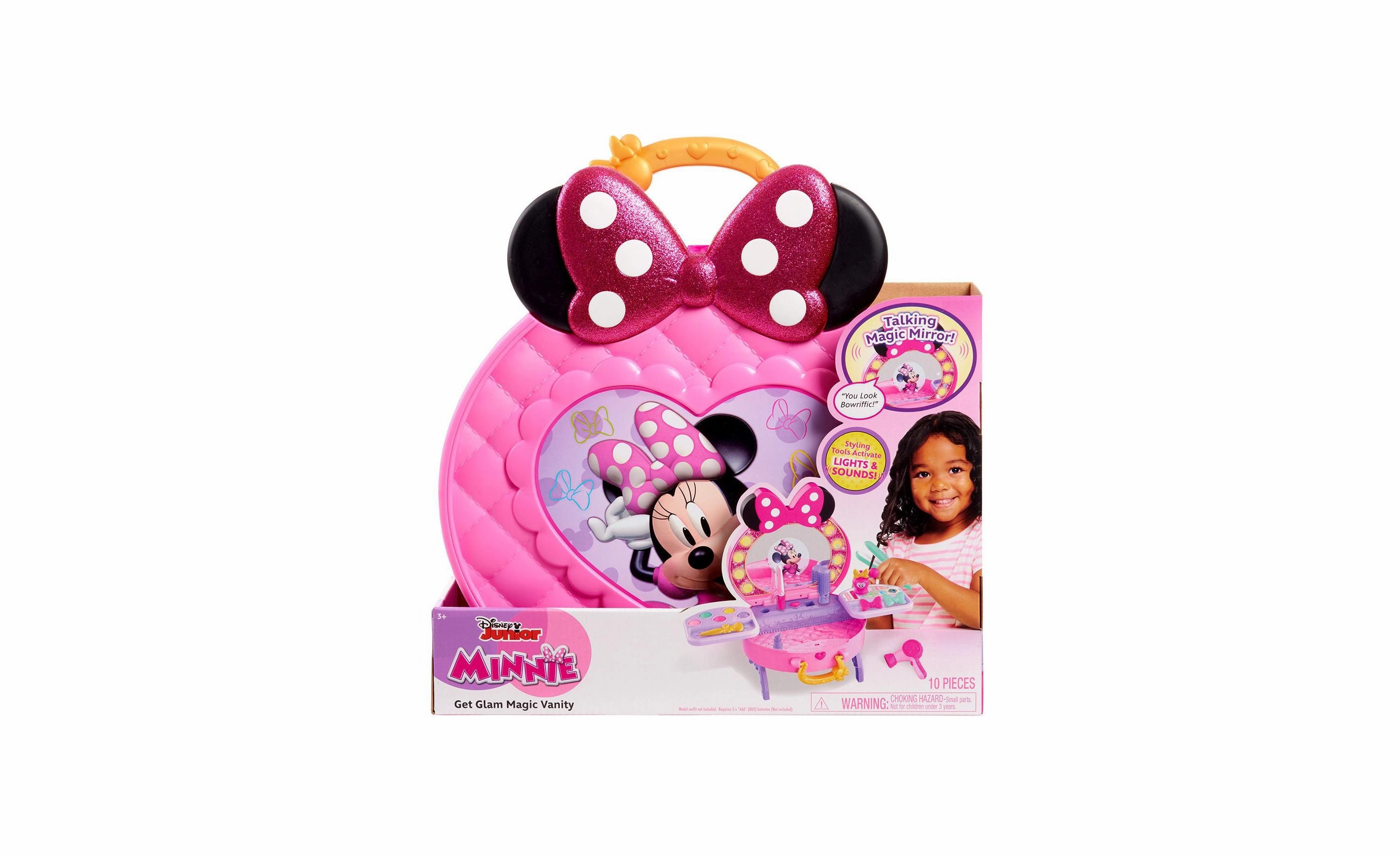 Disney Minnie Mouse Get Glam Magic Vanity Playset