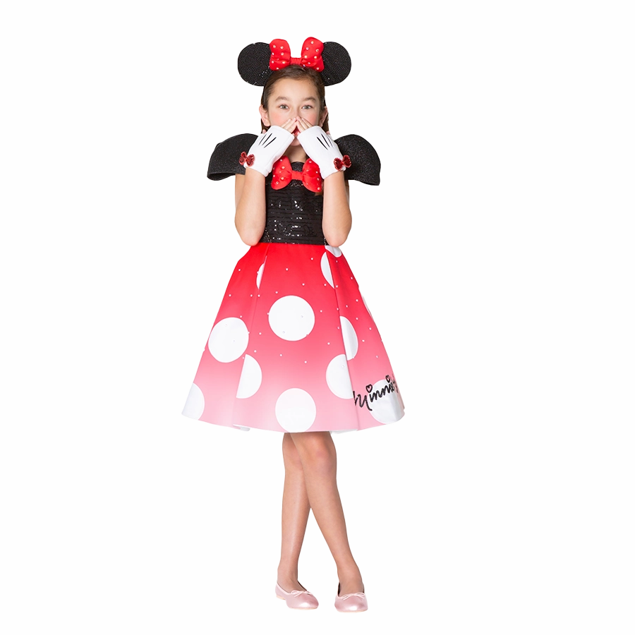 DISNEY MINNIE MOUSE PREMIUM FASHION COSTUME - SIZE 5/6