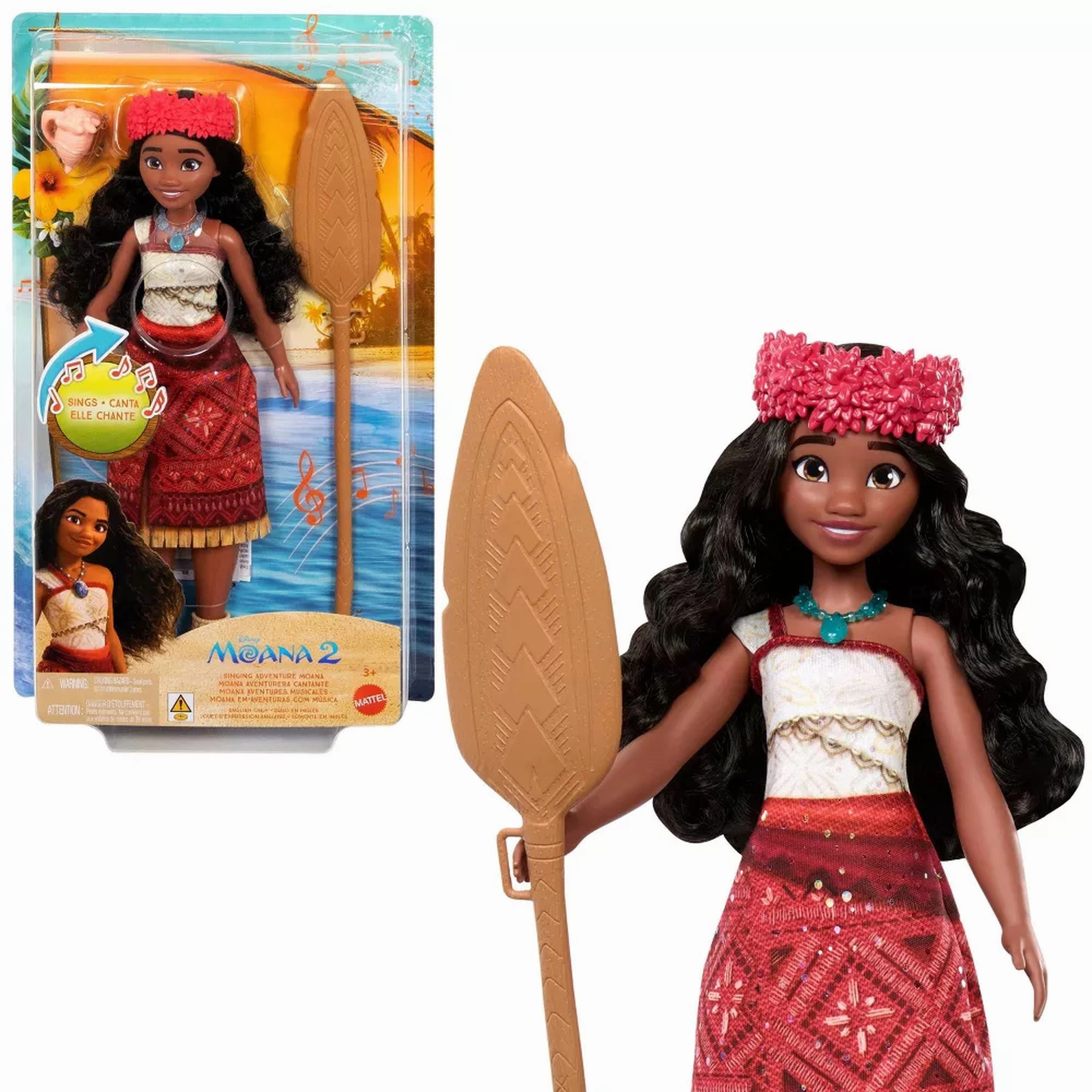 Disney Moana 2 Singing Moana Doll