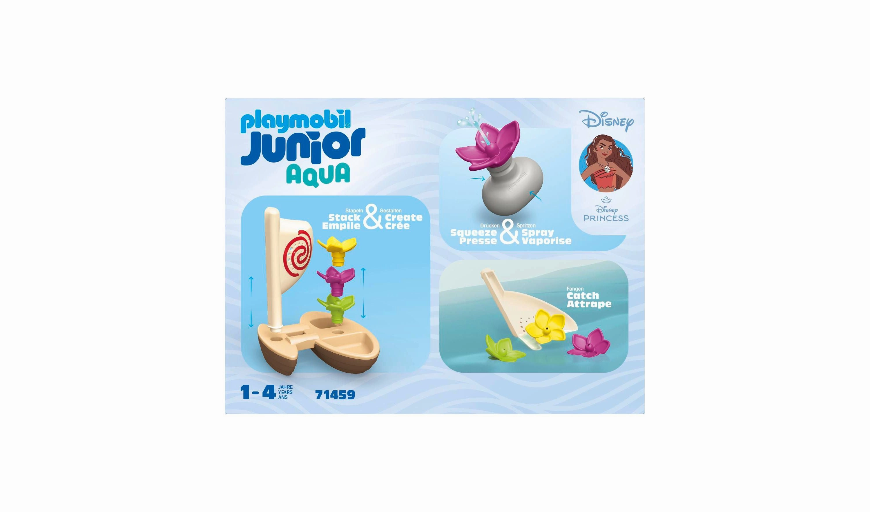 Disney Moana Adventure Sailboat Playset with Water Features