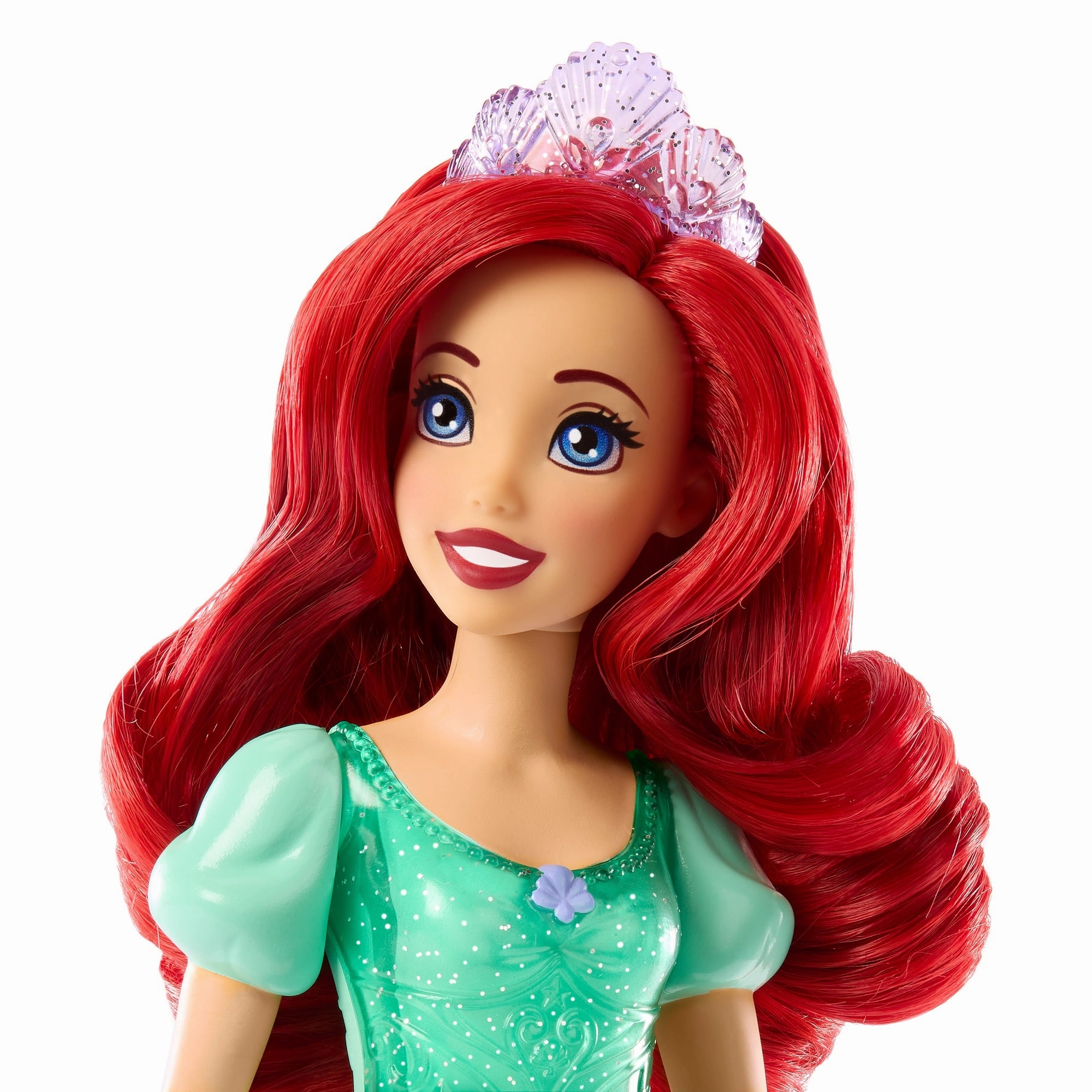 Disney Princess Ariel Posable Fashion Doll with Sparkling Clothing and Accessories for Kids Ages 3 