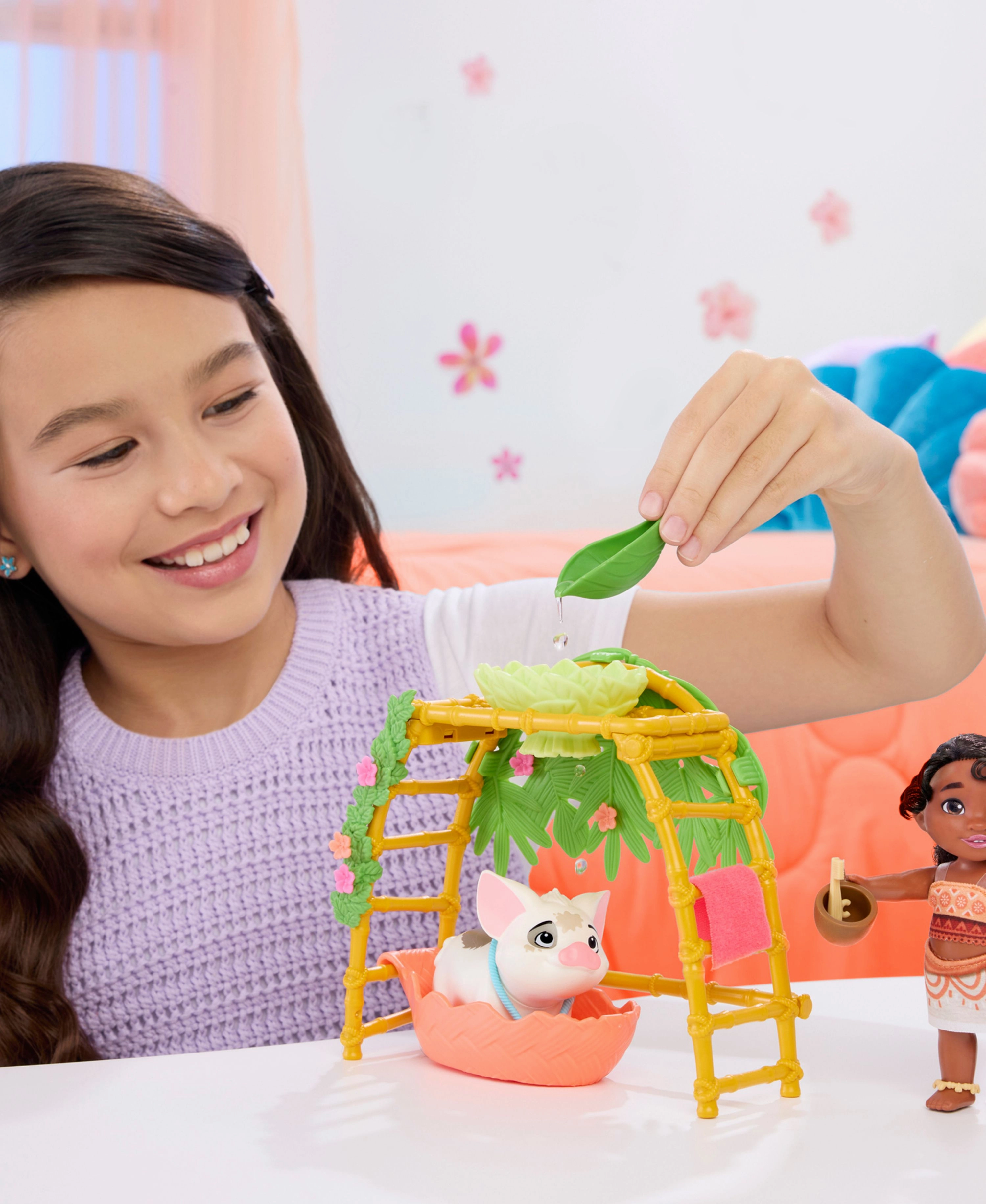 Disney Princess Moana 2 - Simea and Pua Bathtime Fun Playset