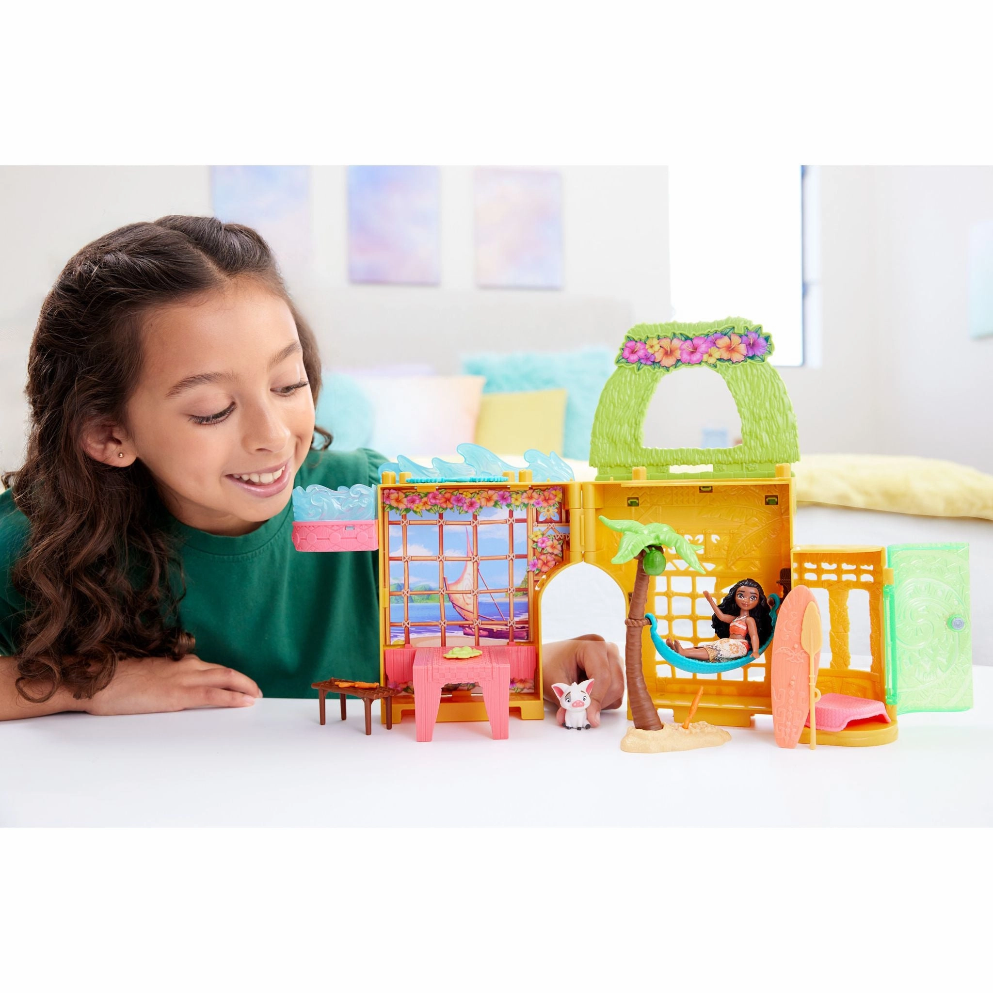 Disney Princess Small Doll Moana Stacking Castle