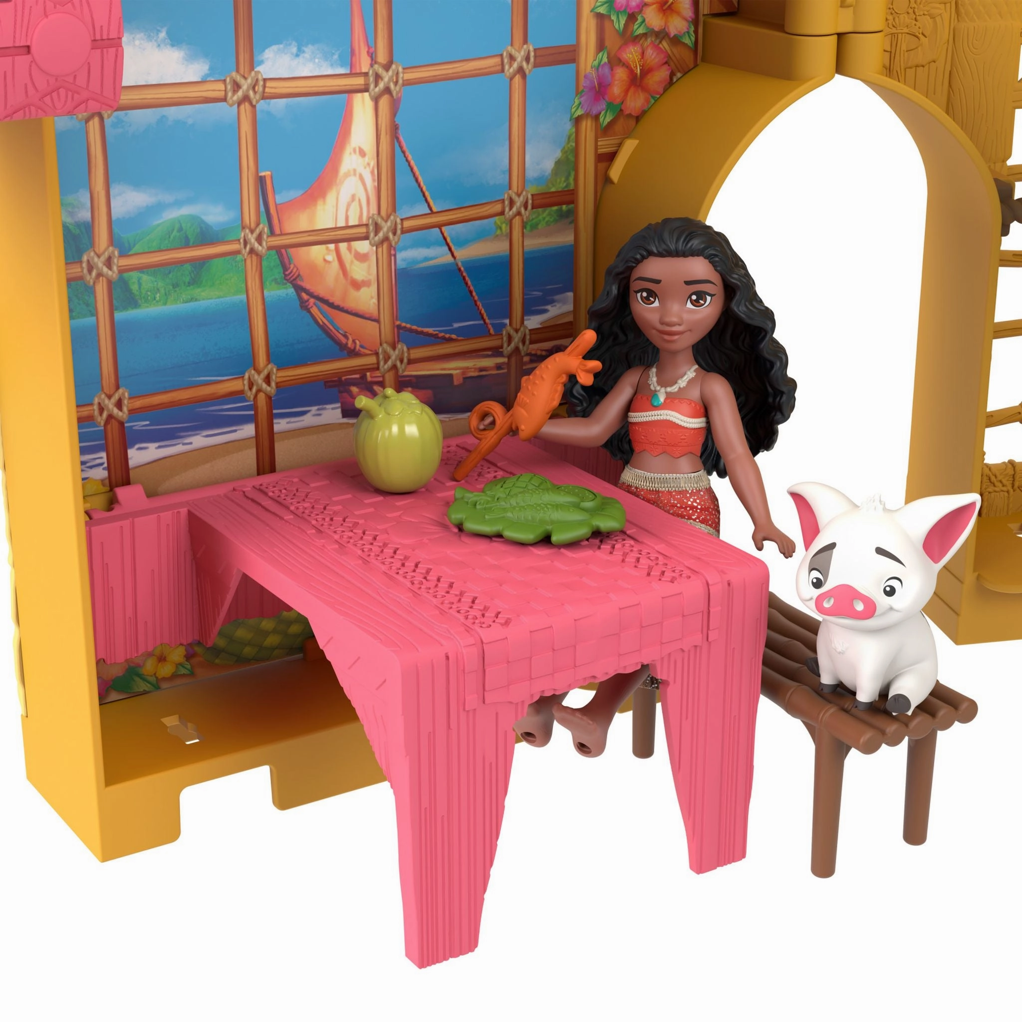 Disney Princess Small Doll Moana Stacking Castle