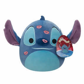 Disney Squishmallows Valentines 8 Inch Plush - Stitch with Kisses