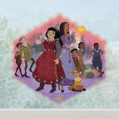 Disney Wish Window Clings 113-Piece Storybook Set