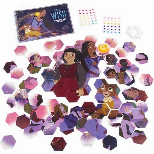 Disney Wish Window Clings 113-Piece Storybook Set