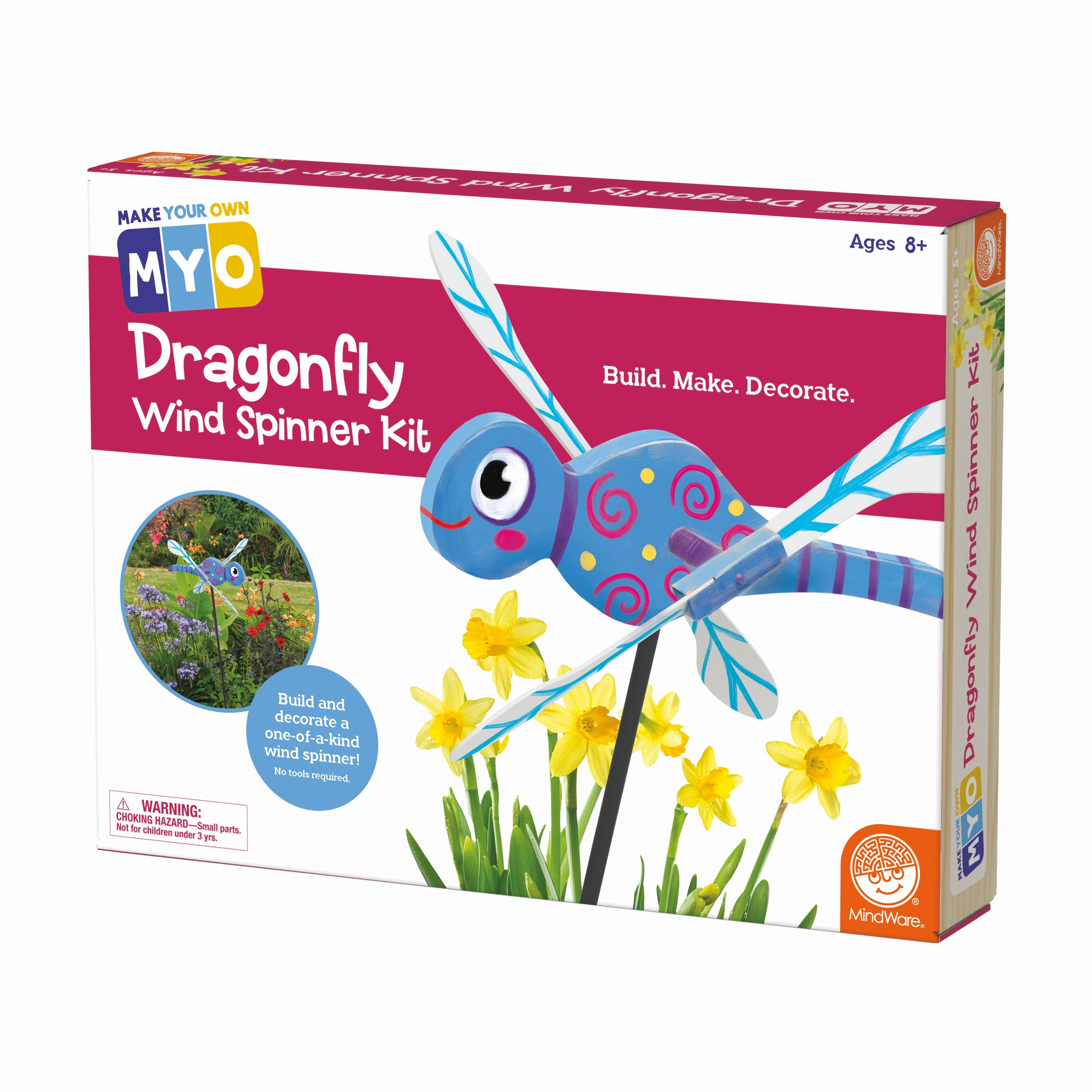 DIY Dragonfly Wind Spinner Craft Kit - Garden Art