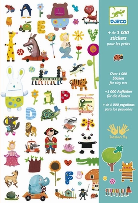 Djeco 1000 Stickers For Tiny Tots