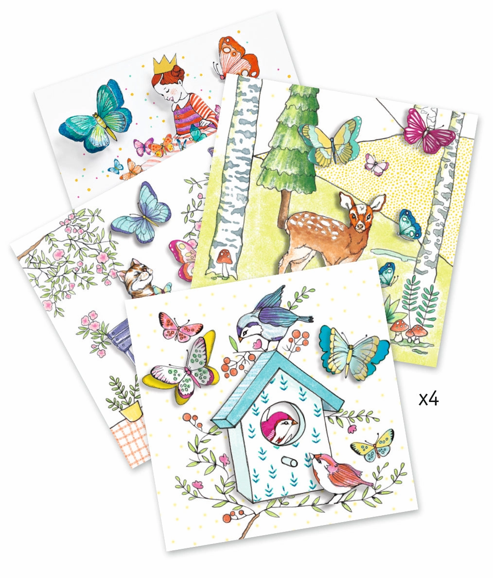 Djeco Colouring Surprise Lady Butterfly