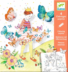 Djeco Colouring Surprise Lady Butterfly