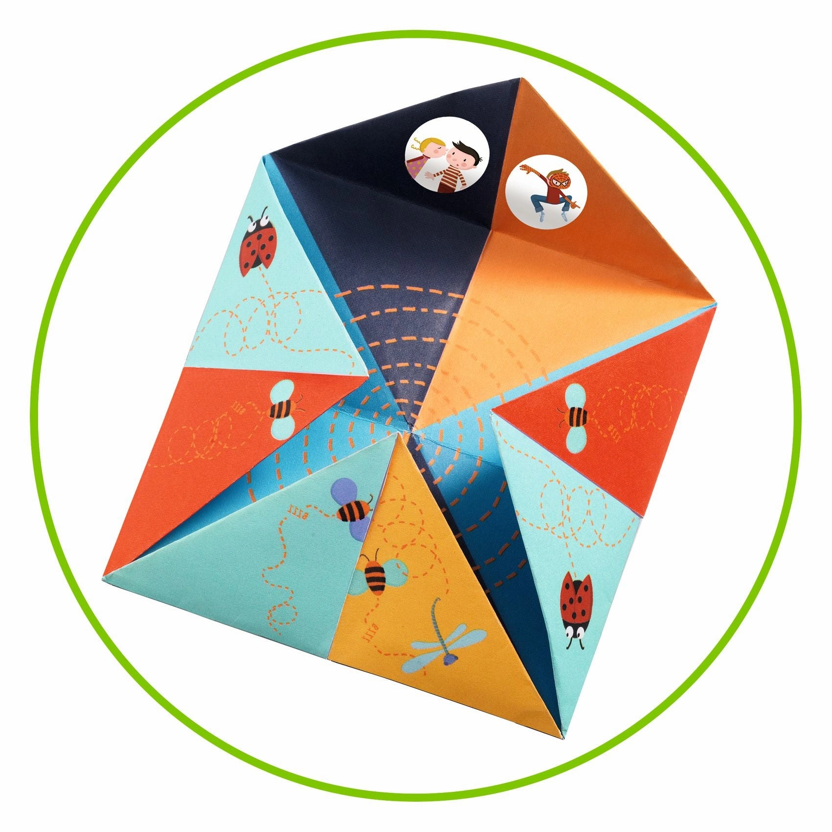 Djeco Make Your Own Animal Origami Fortune Tellers for Ages 6 and Up