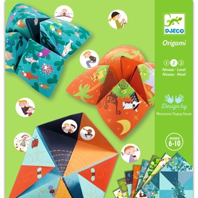Djeco Make Your Own Animal Origami Fortune Tellers for Ages 6 and Up