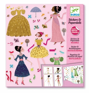 Djeco Stickers & Paperdolls Dresses Through The Seasons