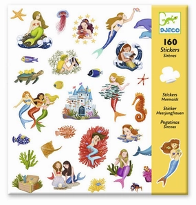 Djeco Stickers Mermaids 160 Piece