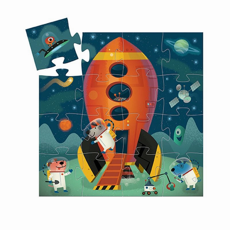 Djeco The Spaceship 16 Piece Puzzle