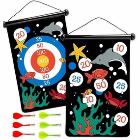 Double-Sided Magnetic Target Game - Sealife