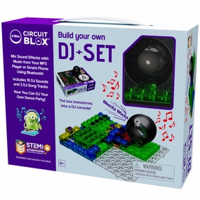 E-Blox Circuit Blox - Build Your Own DJ Set - Educational STEM Toy for Kids 8 