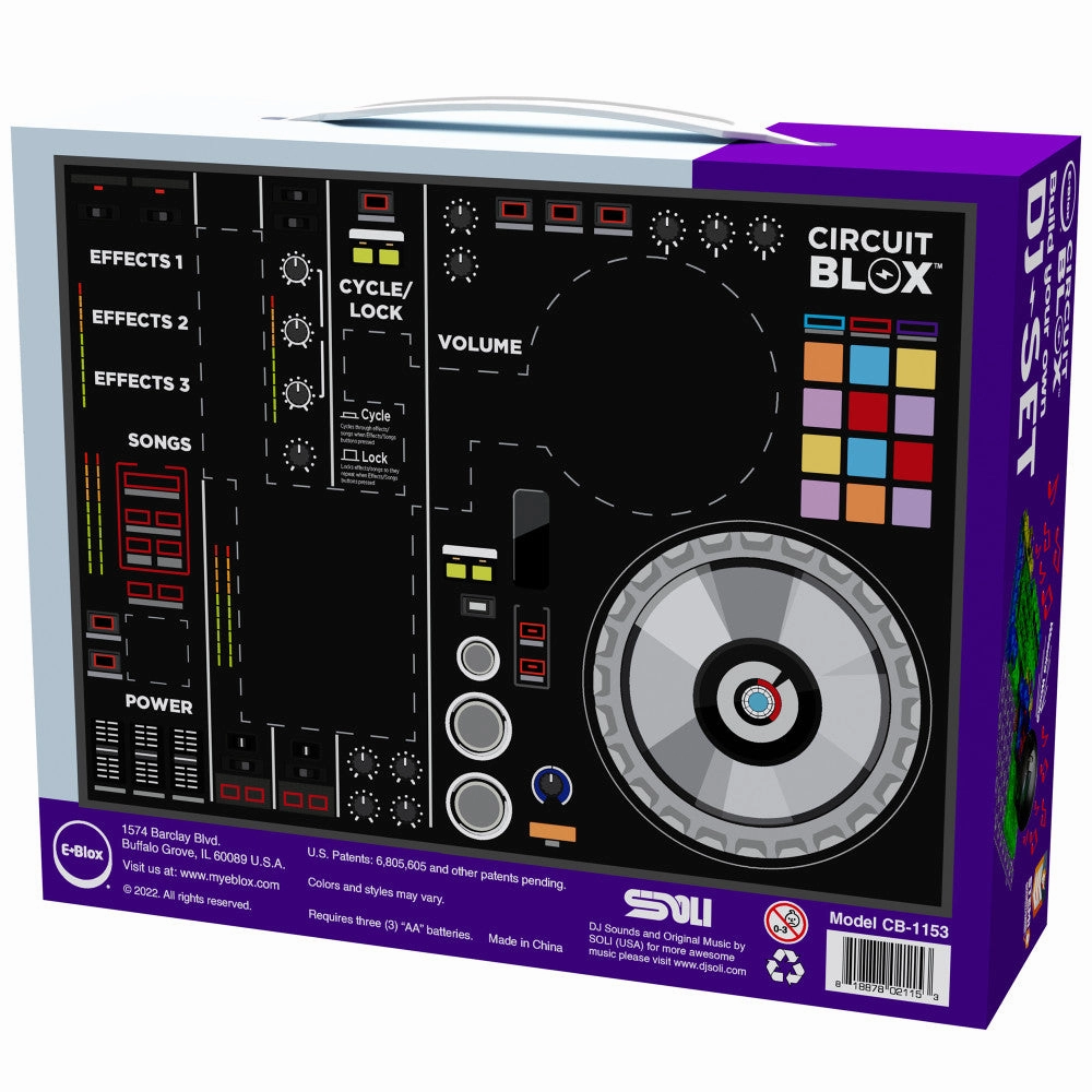 E-Blox Circuit Blox - Build Your Own DJ Set - Educational STEM Toy for Kids 8 
