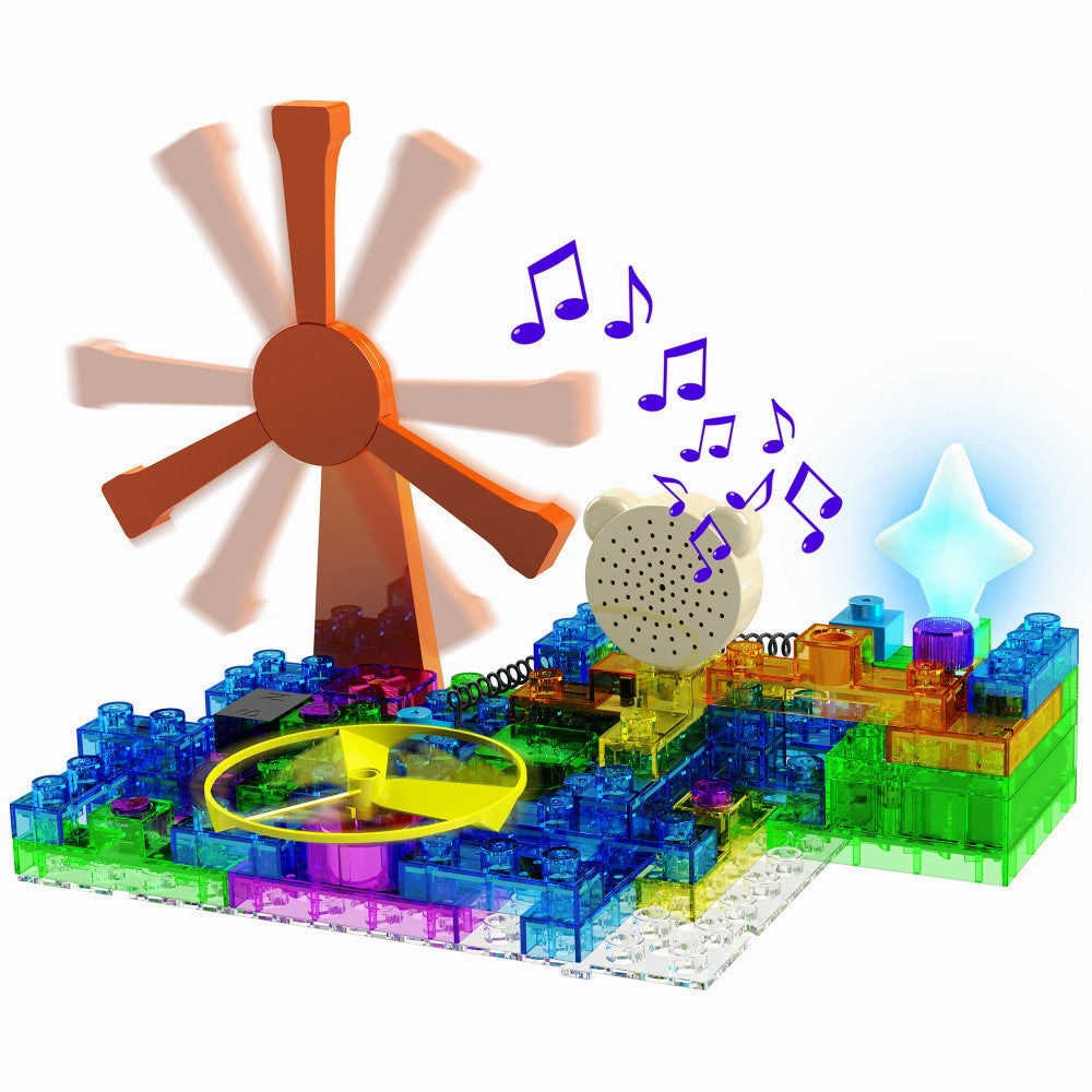 E-Blox Circuit Blox Magnetic Induction Spinner Super Circuit - STEM Toy, 800 Projects, Ages 8 
